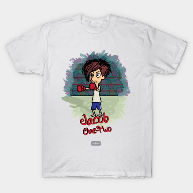 Jacob One-Two T-Shirt by deenallydesigns